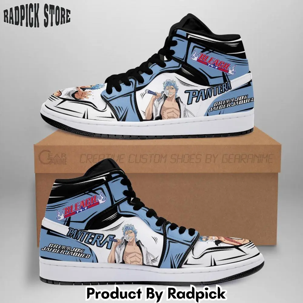 Grimmjow air jordan high top sneakers anime  rp0244023